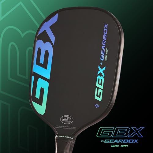 Image of Gearbox GBX Quad 12mm Pickleball Paddle