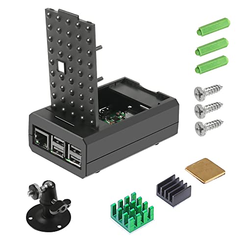 Dorhea for Raspberry Pi 4 Case Supporting Camera Installation with ...