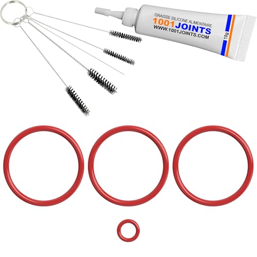 Preisvergleich Produktbild Set mit 4 Dichtungen für Zahnräder, Brühgruppe, Brühgruppe, Kaffeemaschine, Ersatzteil, kompatibel mit TCHIBO Esperto Grundig KVA 4830 Beko CEG 5301 Severin KV 8090 SMESE. G ETC..