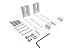 Victoria M. Rieles para Cortina de Lamas Verticales, para 8,9cm Lamas |...