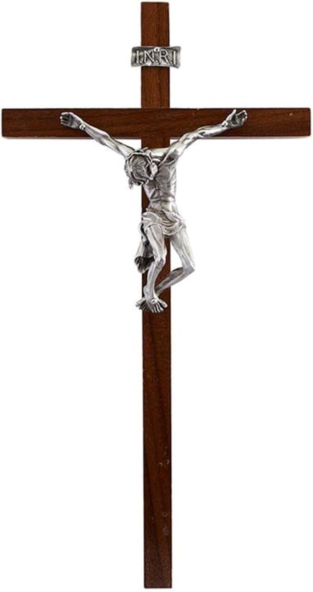 Trinity Church Supply Jesus in Agony Crucifix Religious Hanging Crosses Wall Decor, 10 Inch Height