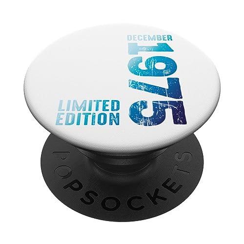 Dezember 1975 Jahr 1975 Retro 1975 Vintage 1975 Edition PopSockets mit austauschbarem PopGrip