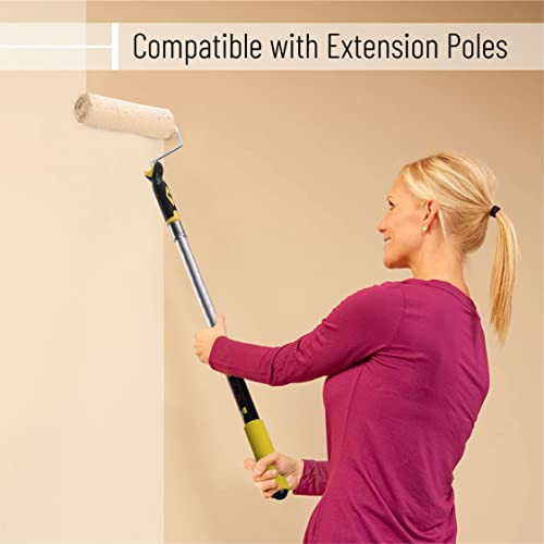 Bates - Paint Roller, Roller Frame With 2 Covers, Roller Naps (9"), Roller Frame, Paint Roller Set, Roller Covers, Paint Roller Frame, 9 Inch Paint Roller Cover, Roller Brush, Painting Roller Handle #TOP5