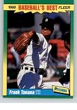1988 Fleer Baseball's Best Sluggers vs. Pitchers #42 Frank Tanana Detroit Tigers Official Baseball Card in Raw (EX or Better) Condition