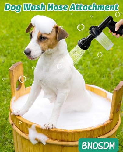 BNOSDM Acessório de mangueira de chuveiro preto para lavagem de cães