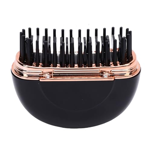 FILFEEL Cepillo Alisador de Pelo Inalámbrico, Herramienta de Peinado Multifuncional Recargable de Calentamiento Rápido con 3 Ajustes de Temperatura (BLACK)