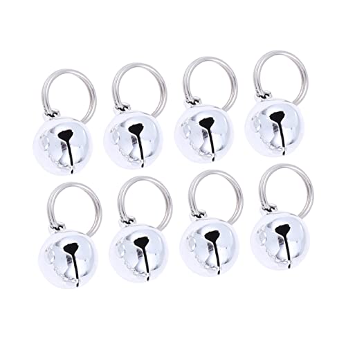 Levemolo Dog Cat Pet Bells Accessories 10pcs 18mm Open Pet Bells for Collar Nice Appearance