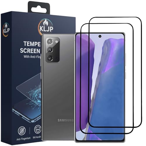 Image of Military-Grade Gorilla Tempered Glass For Samsung Galaxy Note 20 5G With Installation Kit | Edge to Edge Coverage | Black (Pack Of 2)