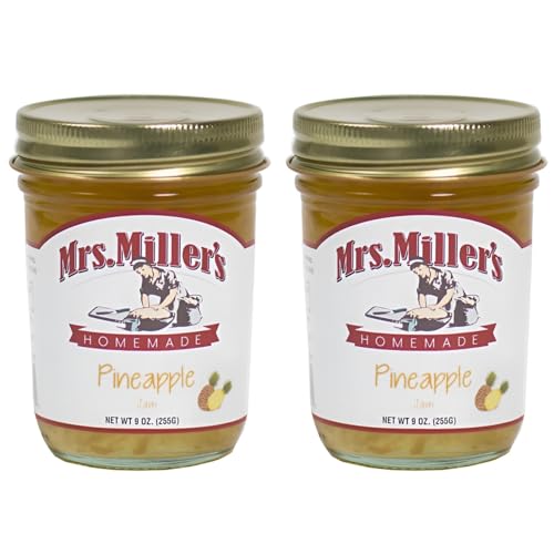Mrs. Miller's Amish Homemade Pineapple Jam 8 Oz. - Pack of 3 (Boxed) image 5