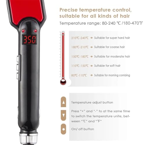 Plancha de Pelo Profesional 2 en 1 Titanio 480°F miniatura 4