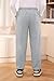 Big Boys Girls Winter Fleece Sweatpants Sherpa Lined Warm Fashion Joggers Pants Light Gray 13-14 Years