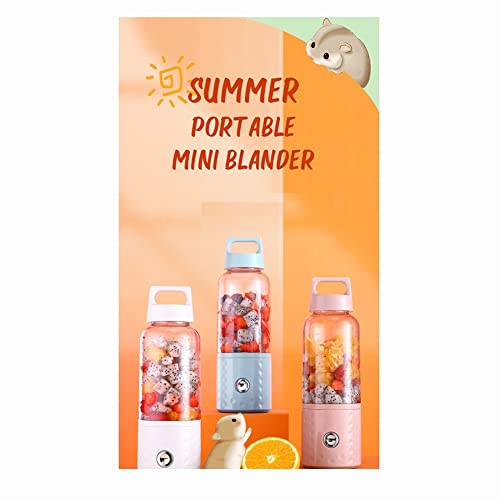 Blender portable bleu rechargeable via USB pour smoothies - 8
