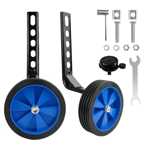 Stützräder, Stützräder Kinderfahrrad 12/14/16/18/20 Zoll, Fahrrad Stützräder Kinder, Bike Training Räder, Fahrrad-Stützräder mit Stärkerer Version, für Kinder Singlespeed Fahrrad