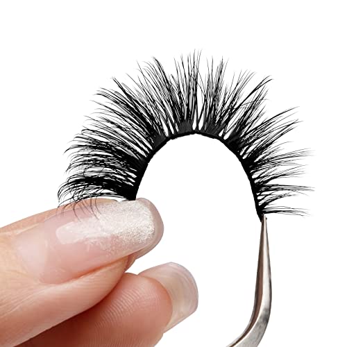 Onlyall OA-X10-7P Lashes Mink False Eyelashes Natural Wispy Lashes Soft Faux Mink Lashes Fluffy False Lashes 16Mm A04 thumb #7