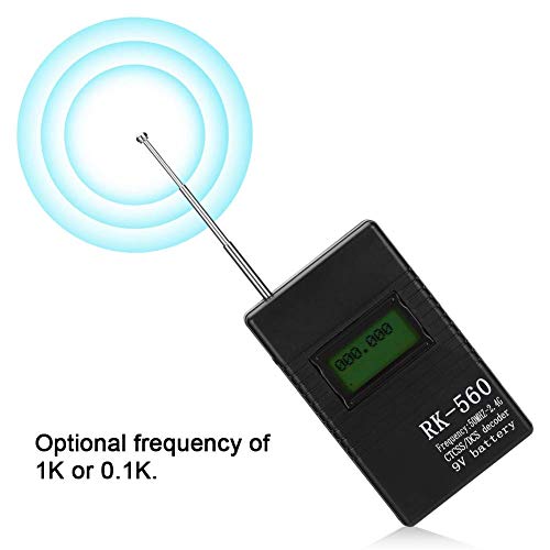 Ciciglow Portable Handheld Frequency Counter,50Mhz-2.4Ghz Frequency Accurate Radio Frequency Test,With Antenna One-Key Operation,Suitable For Dcs And Ctcss Testing #TOP2