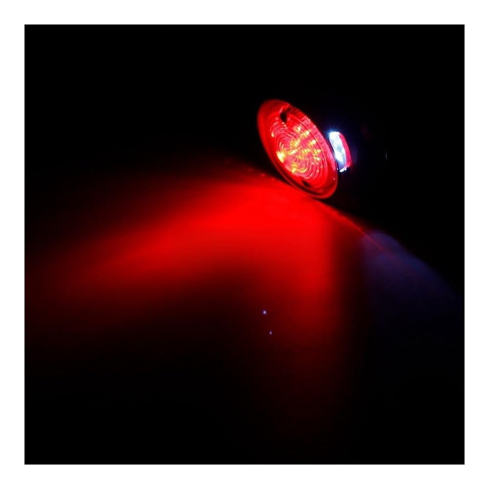 DAGMARA Freno Luce Stop Moto Luci di Marcia Posteriori Universali per Motociclette, Luci Posteriori A LED da 12 V, Luci di Stop Posteriori per Cruiser Fanali Posteriori per Bobber