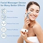 Facial Massager Electric Face Lift Device Sculpting Tool Double Chin Reducer Eliminator for Women Facial Rollers Luminesce Glow Gua Sha Tools For Face Neck Sculptor Roller for Wrinkles and Lifting - Image 4