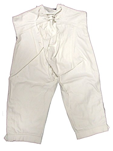 Reproduction Revolutionary War Era Breeches - White - 48
