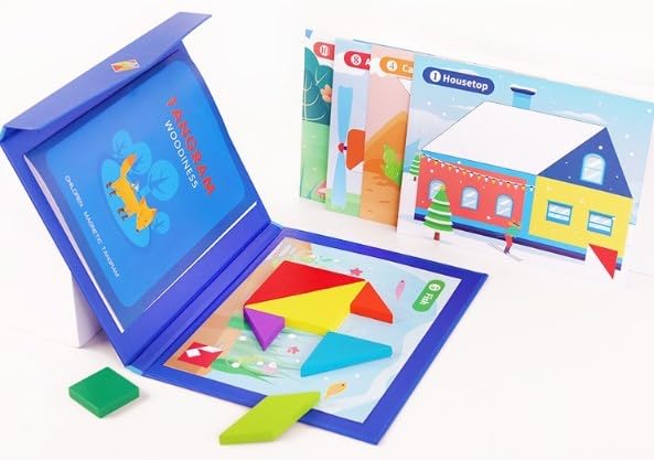 Tiny Toyz Brain Booster Childrens Games| Magnetic Puzzle for Kids| Brain Teaser Educational Travel Toys for Kids 5 Years & Above| Gift for Boys Girls| Magnetic Tangram Junior (B0CGVQL7W1) Amazon Price History, Amazon Price Tracker