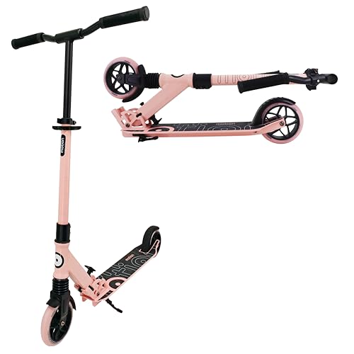 Motion Scooter Smartway+ | City Roller für Kinder und Jugendliche | Klappbar und Höhenverstellbar (Rosa)