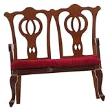 Conception compacte : conçue pour les maisons de poupées, cette petite chaise est facile à placer, vous aidant à créer des scènes de maison enchanteresses qui stimulent l'imagination, décoration de mini meubles de maison de poupée, miniature