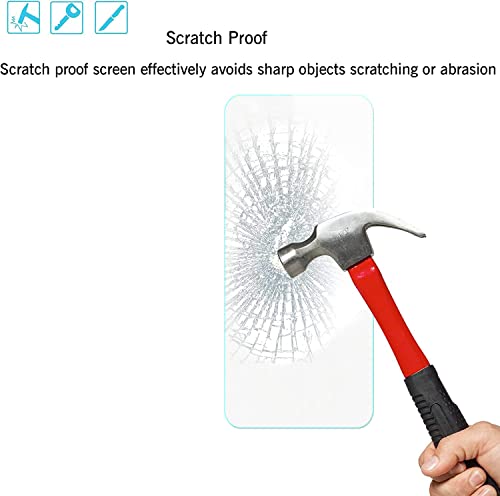 Kinetijy Etui kompatybilne z Acer Sospiro A15 etui na telefon z podstawką [z 1 x osłoną ekranu ze szkła hartowanego] hybrydowe etui [składane wsparcie magnetyczne] [matowe zabezpieczenie przed