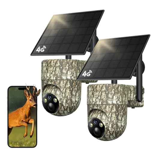 TKENPRO 4G LTE Cellular Trail Cameras, 360° View Live Streaming Solar Cam