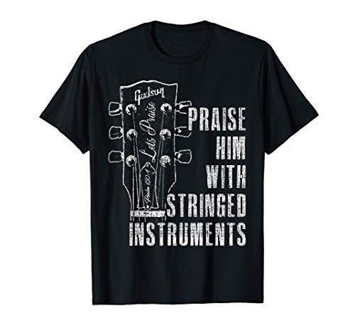 Christian Printwear - Pacific Printwear - Praise Him with Stringed Instruments - Psalm 150:4 T-Shirt