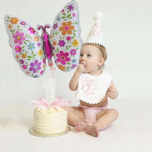 Image of Rozi Decoration Butterfly Foil Balloons for Birthday Set of 1 Pcs | Baby Shower Decorative Items | Naming Ceremony | Wedding Decor | Butterfly Theme Birthday Decorations