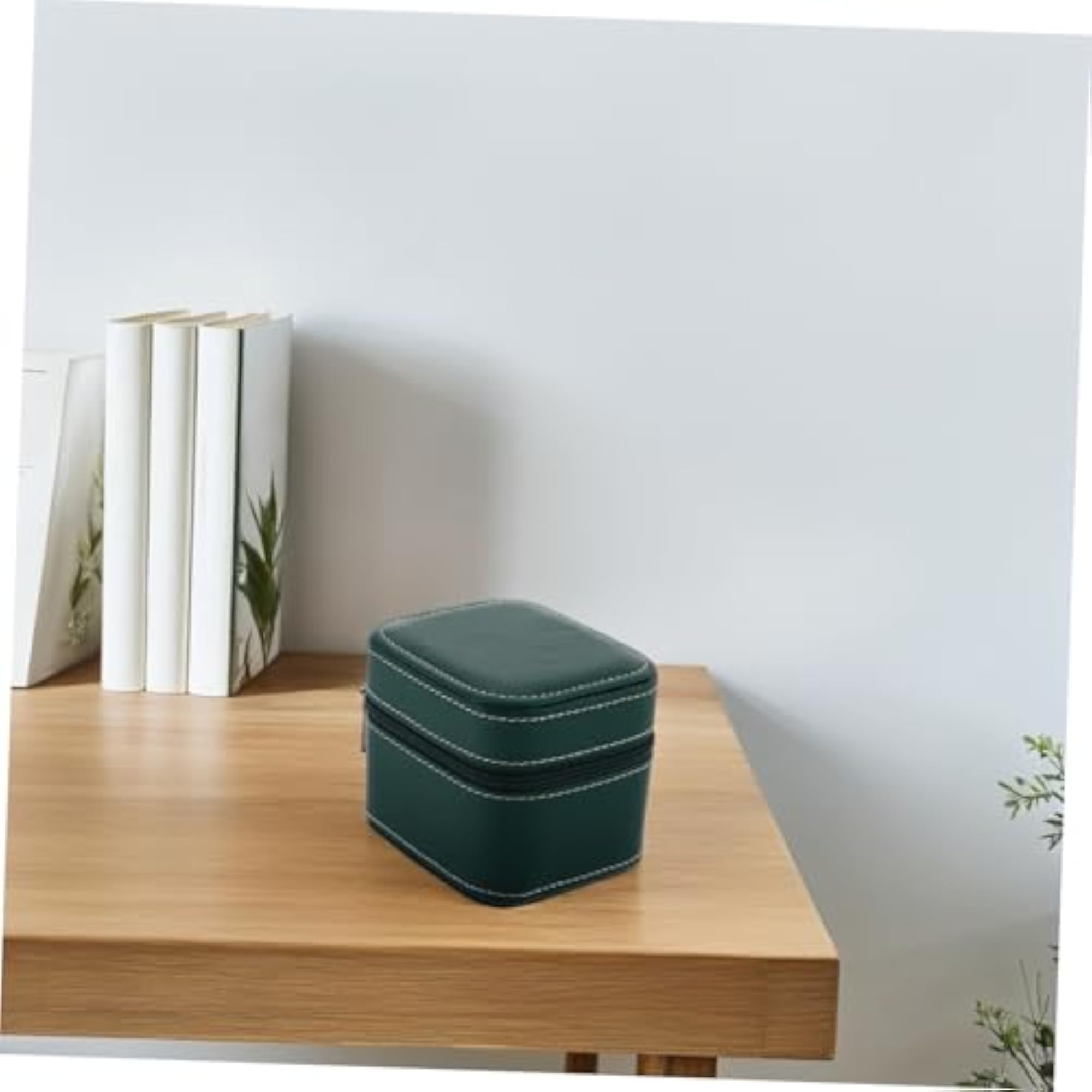 Compact Zipper Luxury Watch Box Portable Organizer