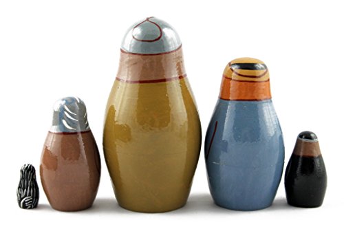 Matryoshka Matrioska Babuska Russian Nesting Wooden Doll Sherlock Holmes And Doctor Watson Matryoshika Babushka 5 Pcs Stacking Hand Painting Matriosjka Matrioska Matreshka Matrjoska Matroeska #TOP6