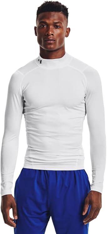 Under Armour Mens Heatgear Armour Mock Long Sleeve T-shirt