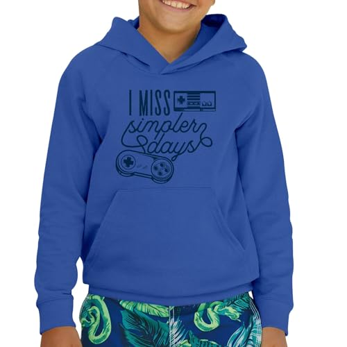 Sweat à capuche enfant idéal pour l'école, hoodie rétro gaming arcade confortable