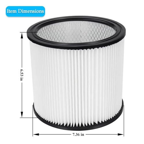 Filtro de repuesto compatible con Shop Vac 90304 y modelos 87L500A 2