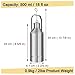 jiangjin Liquid Sampling Container,Storage Oil Tanks Sampler Collector, Petroleum/Gasoline Oil/Hydraulic Oil/Industrial Oil/Oil Reservoir Core Samplers for Detection(Size:Medium-500ml,Color:Silver)