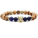 WQZYY&ASDCD Donna Braccialetto Classico con Perline Braccialetto Classico per Coppia in Pietra Naturale Accessori per Gioielli Moda Uomo E Donna-Zt400-3