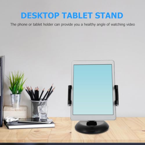 Soporte para tablet Hoement de Abs y metal: diseño robusto y ángulo ergonómico para mesa 4