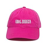 DSGN By DNA Goal Digger Dad Baseball Cap Embroidered Cotton Adjustable Dad Hat