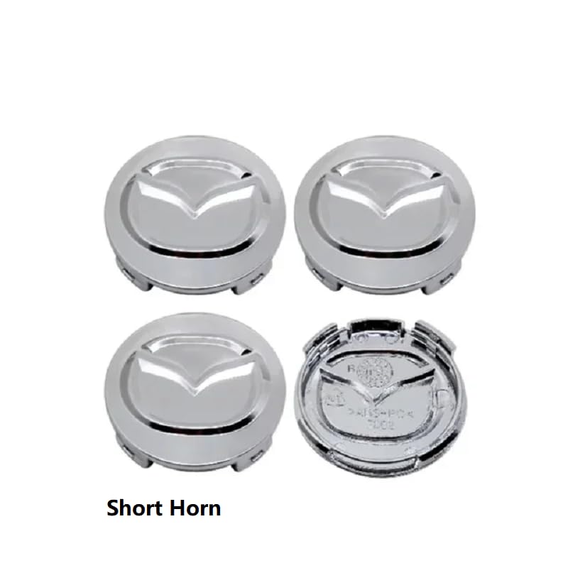 Cache-moyeu Pour Mazda 3 (2014-2018) - 4 Pièces, ABS étanche, Diamètre 52 Mm - Protection Jante