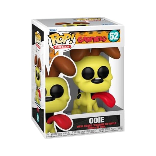 Funko Pop! Comics: Garfield – Odie - Garfield Characters - Figura de Vinilo Coleccionable - Idea de Regalo - Mercancia Oficial - Juguetes para Niños y Adultos - Cartoon Fans