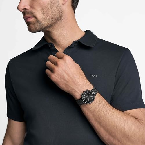 Image of Michael Kors Blake Black Quartz Stainless Steel Watch MK9211