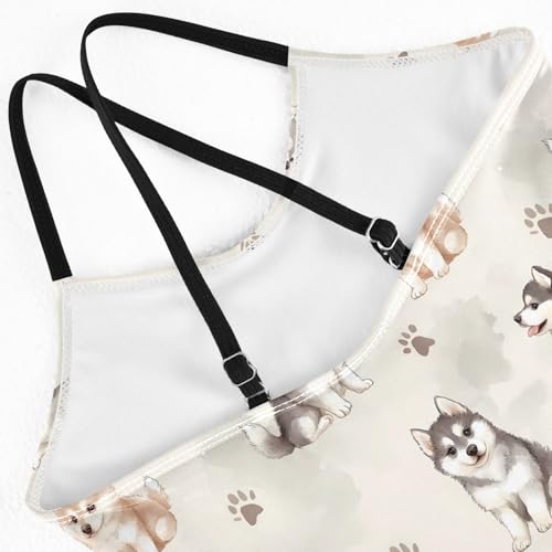 senya Girls Swimsuits One-Piece Swimwear Tie Bathing Suit Beach Summer Round Neck 5-6T Husky Pattern4