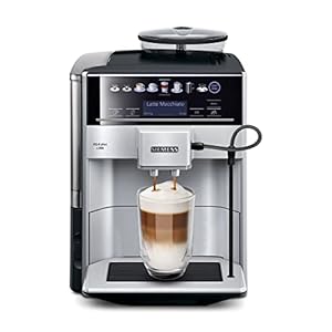 SIEMENS TE653M11GB EQ6 plus S300, Bean to Cup Fully Automatic Espresso Coffee Machine with milk system, 10 coffee varieties, 2 user profiles – Titanium