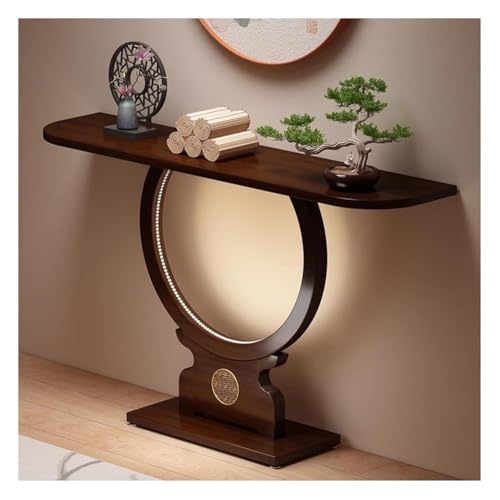 Consola De Madera con Luces LED Mesas