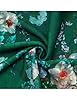 Plus Size Cocktail Tea Party Dress Halter Vintage Prom Dress Summer Floral Formal Wedding Guest Dress Green Flower 2XL #5