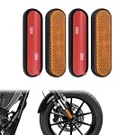 Fonyiunce – Fonyiunce 4 Stück Motorrad Fahrrad E4 Reflektor - Gabel-Refl