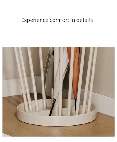Support de rangement pour parapluies long en métal noir ajouré