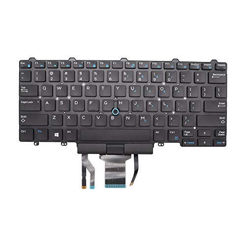 Clavier rétroéclairé US Dell Latitude E7450 E5450 pour remplacer une touche cassée