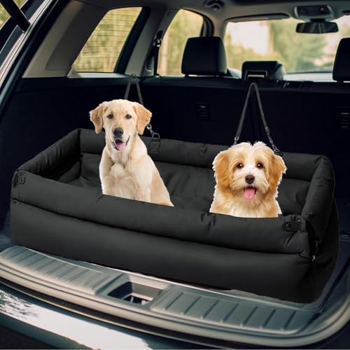 Asiento elevador para perros pequeños y cachorros en color negro antideslizante 3