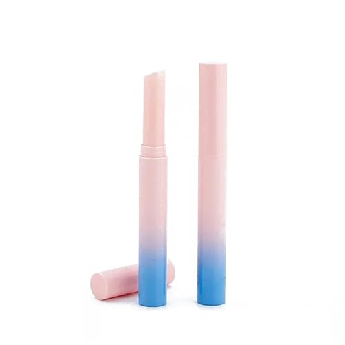 Lipstick Mold 10pcs Bright Black Lipstick Tube Empty Lip Balm Subpackage DIY Diameter 8.1MM Lipgloss Makeup Packing(Black,1 Count (Pack of 1))